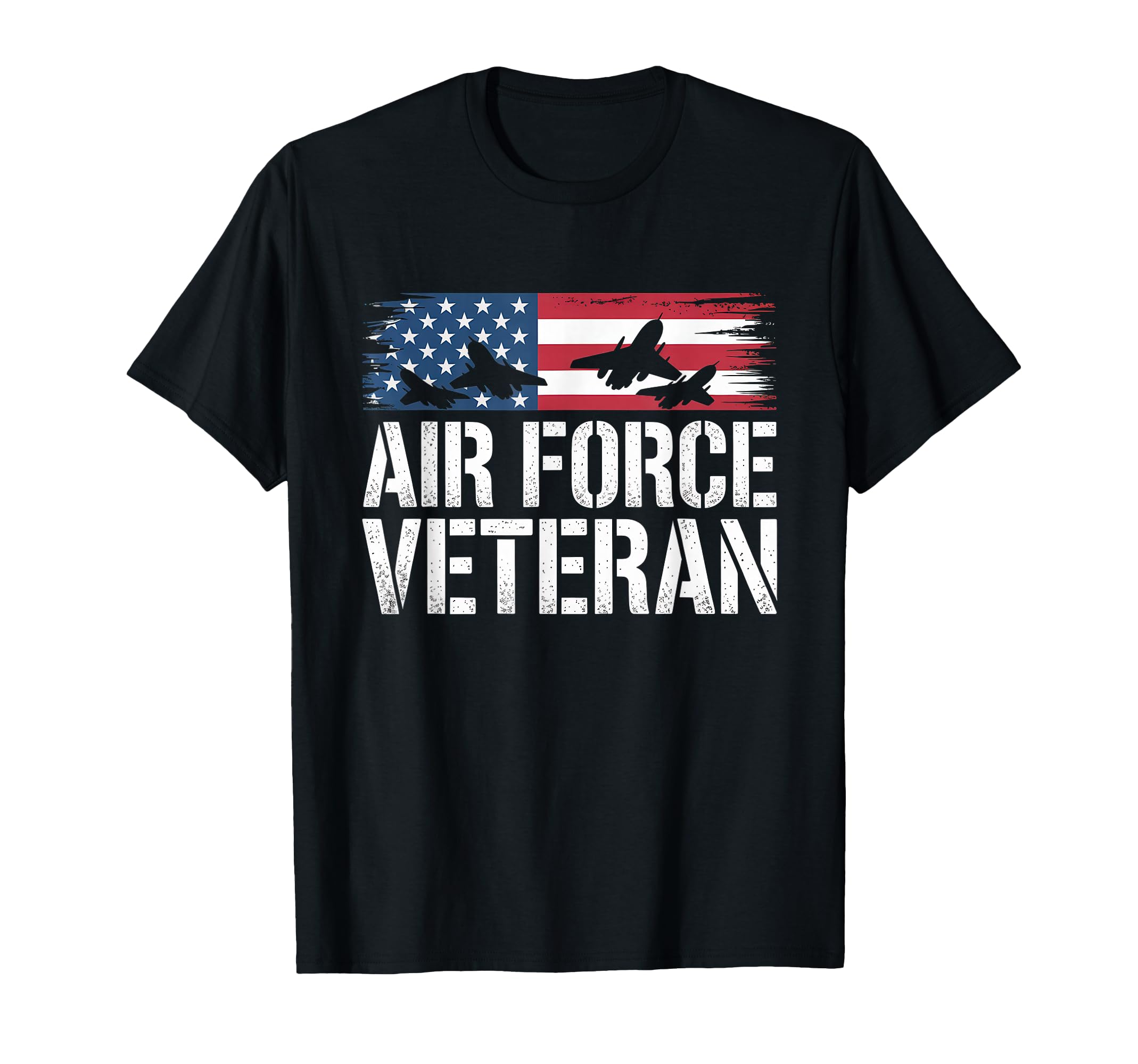 Air Force Veteran Us American Flag Dad T-Shirt - Fun Novelty Design Unisex - T-Shirt, Sweatshirt, Hoodie