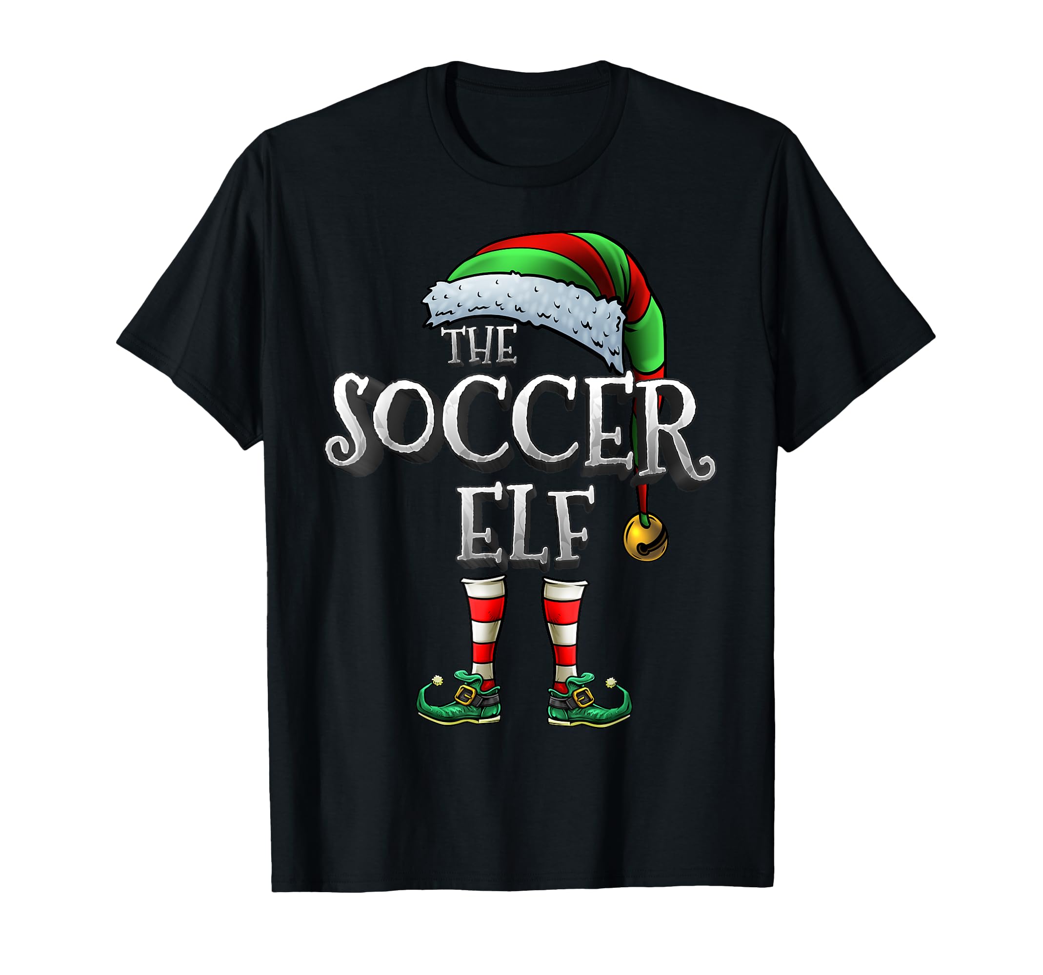Soccer Elf Matching Family Soccer T-Shirt - Aesthetic Graphic for Adults - T-Shirt, Sweatshirt, Hoodie