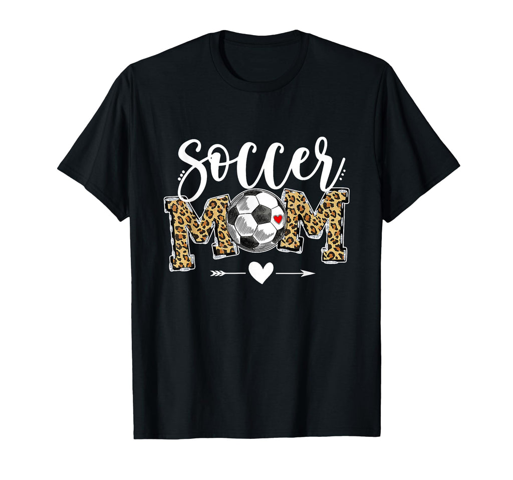 Soccer Mom Leopard Funny Soccer Mom T-Shirt - Unique Graphic for Adults - T-Shirt, Sweatshirt, Hoodie