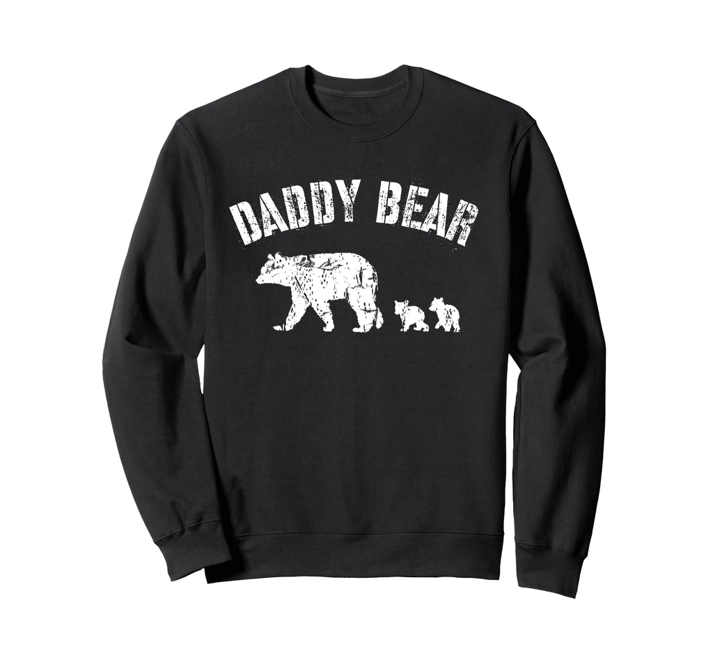 Daddy Bear 2 Two Cubs Dad Father Sweatshirt - Custom Art Print for Adults - T-Shirt, Sweatshirt, Hoodie