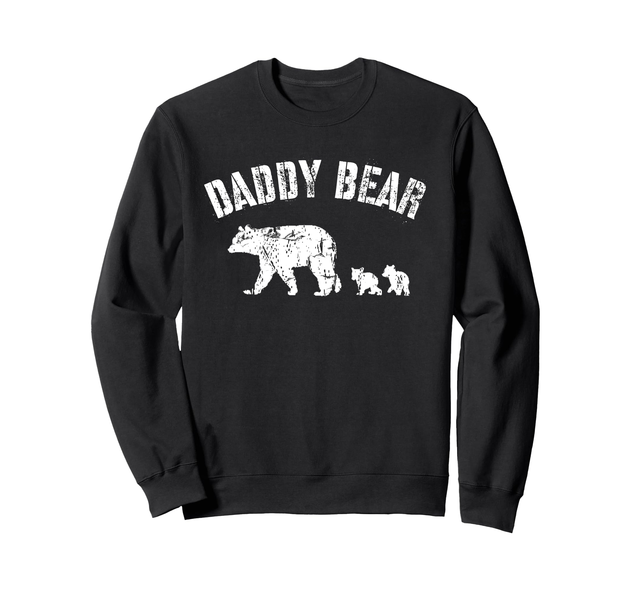 Daddy Bear 2 Two Cubs Dad Father Sweatshirt - Custom Art Print for Adults - T-Shirt, Sweatshirt, Hoodie