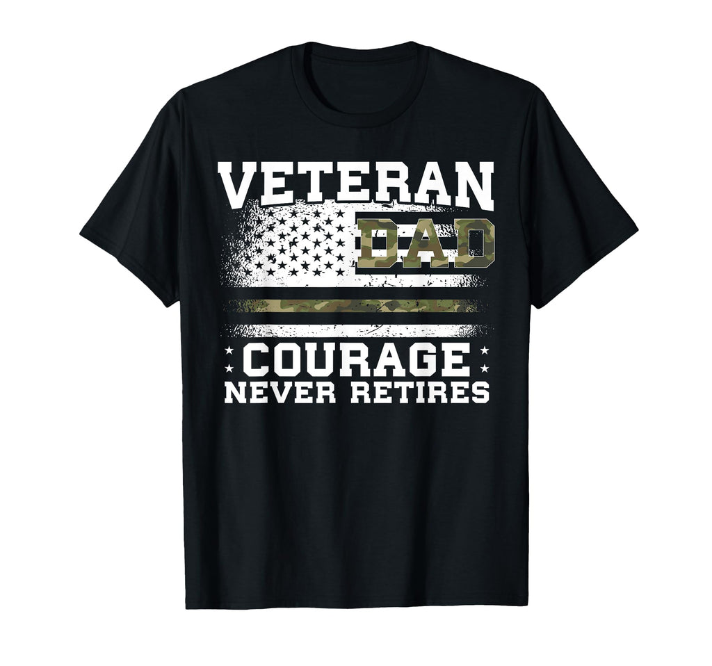 Proud Veteran Dad Military Patriotic T-Shirt - Streetwear Style Men Women - T-Shirt, Sweatshirt, Hoodie