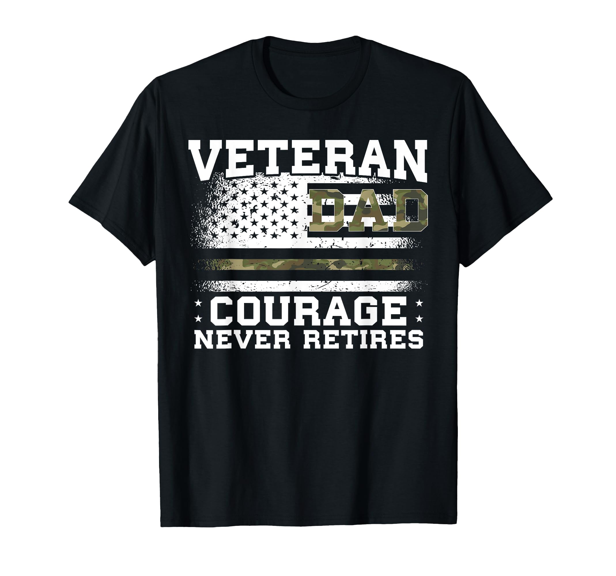 Proud Veteran Dad Military Patriotic T-Shirt - Streetwear Style Men Women - T-Shirt, Sweatshirt, Hoodie