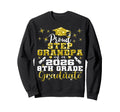 Proud Step Grandpa 8Th Grade Graduate Sweatshirt - Graphic Print Men Women - T-Shirt, Sweatshirt, Hoodie