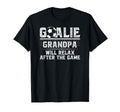 Funny Soccer Goalie Grandpa Soccer T-Shirt - Minimalist Print Men Women - T-Shirt, Sweatshirt, Hoodie