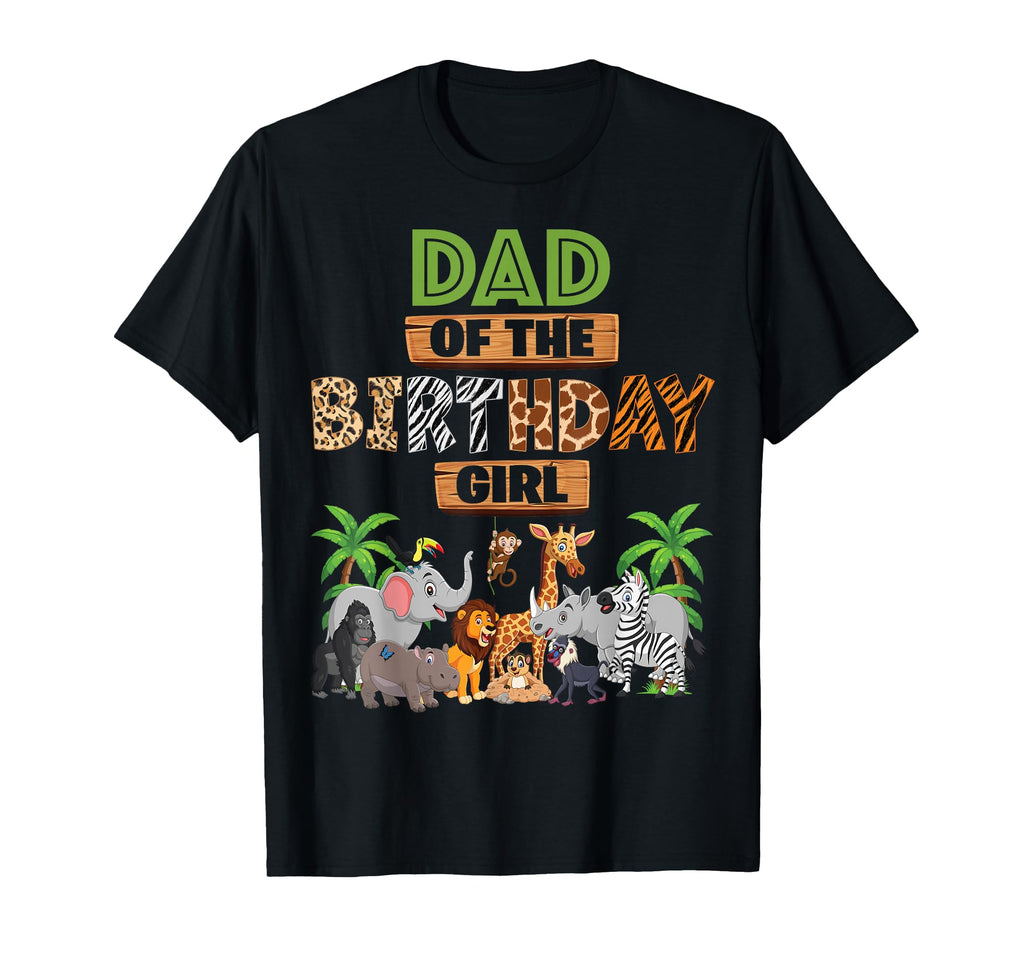 Wild Dad Birthday Zoo Safari Jungle T-Shirt - Custom Art Print for Adults - T-Shirt, Sweatshirt, Hoodie