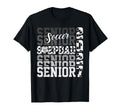 Senior 2027 Soccer Stepdad Proud T-Shirt - Aesthetic Graphic for Adults - T-Shirt, Sweatshirt, Hoodie