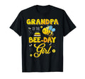 Grandpa Bee Day Hive Birthday Party T-Shirt - Minimalist Print Unisex - T-Shirt, Sweatshirt, Hoodie