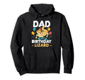 Bearded Dragon Reptile Dad Birthday Lizard Hoodie - Custom Art Print Unisex - T-Shirt, Sweatshirt, Hoodie