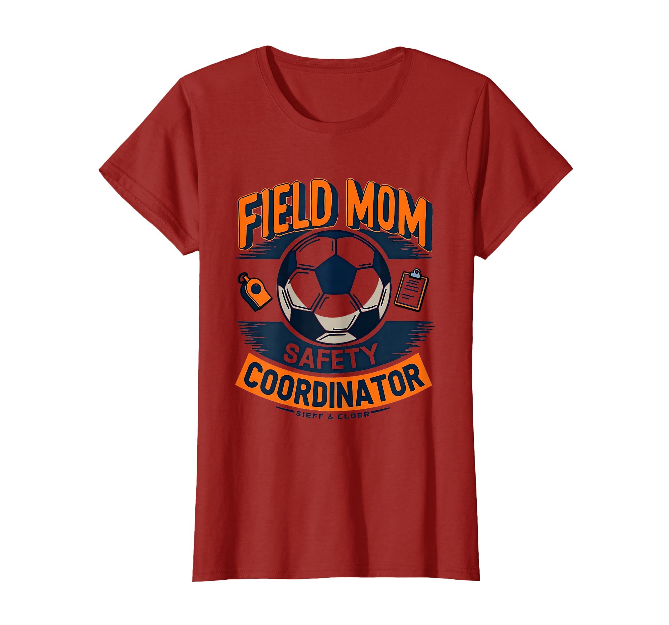 Field Mom Safety Coordinator Soccer T-Shirt - Minimalist Print Men Women - T-Shirt, Sweatshirt, Hoodie