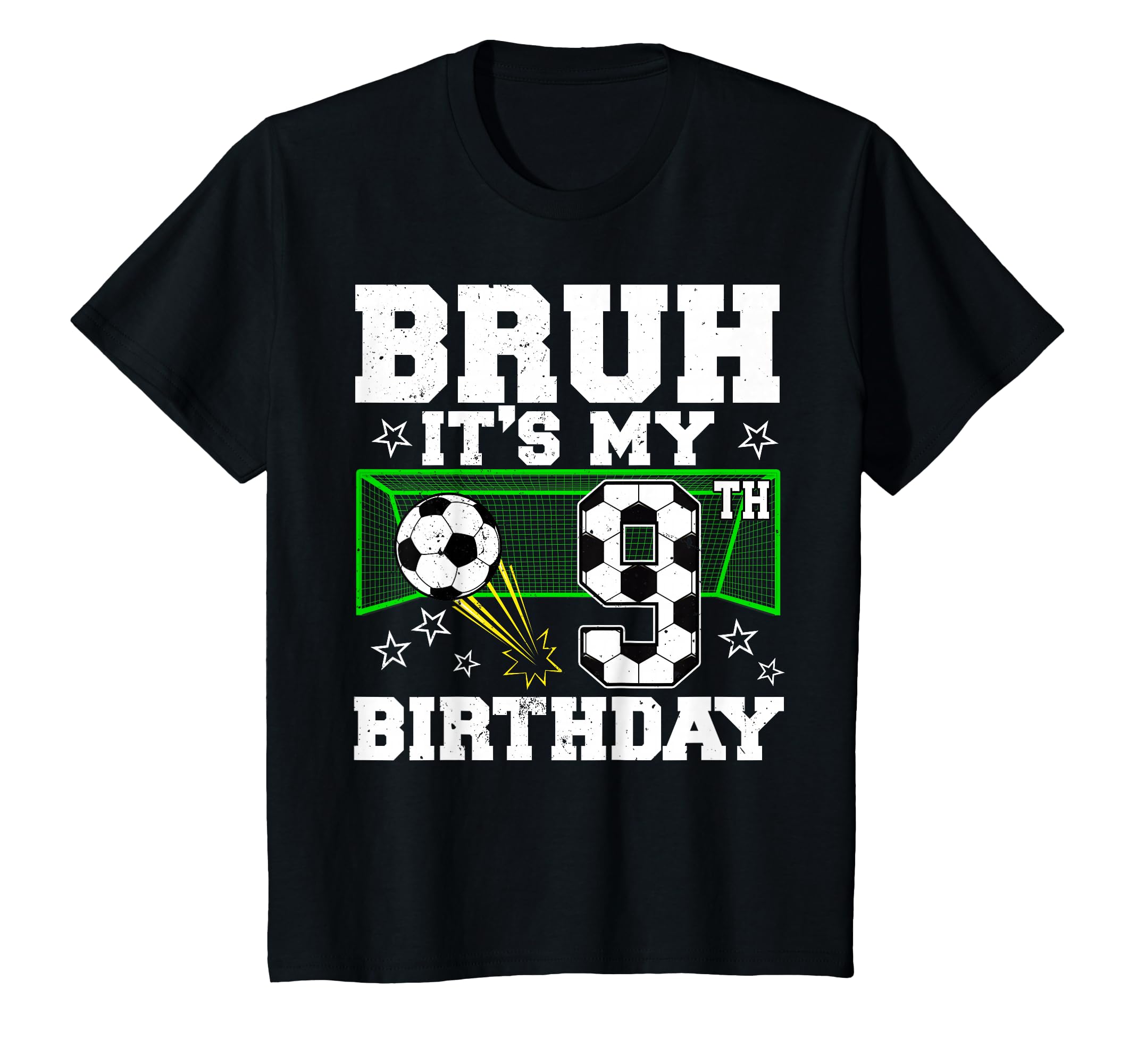 Its My 9Th Birthday Soccer 9 Years Old T-Shirt - Custom Art Print Men Women - T-Shirt, Sweatshirt, Hoodie