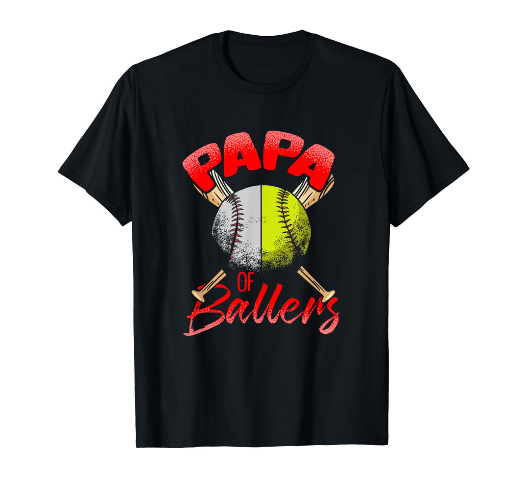Softball Dad Pitcher Baseball Bat Husband T-Shirt - Minimalist Print Unisex - T-Shirt, Sweatshirt, Hoodie