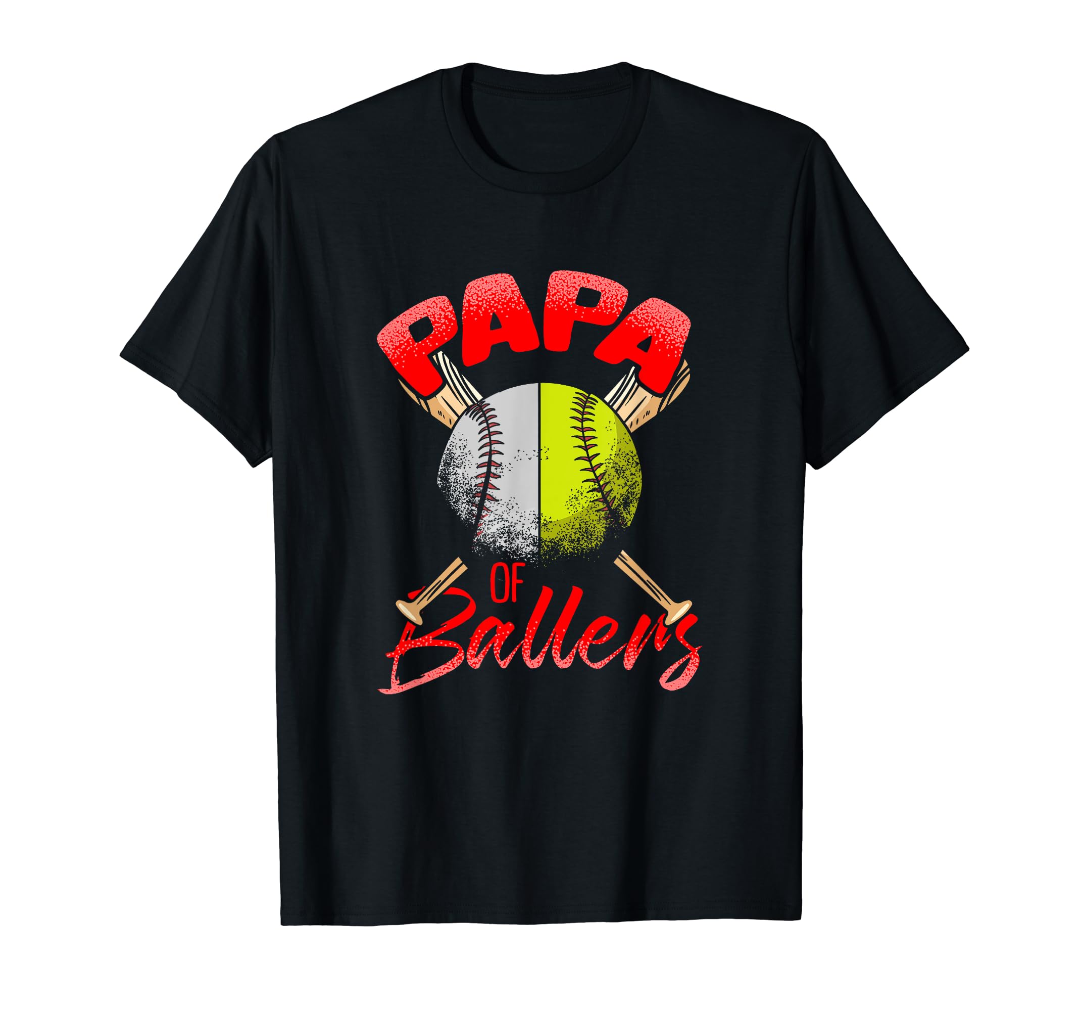 Softball Dad Pitcher Baseball Bat Husband T-Shirt - Minimalist Print Unisex - T-Shirt, Sweatshirt, Hoodie