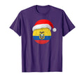 Ecuador Soccer Santa Hat Ecuadorian T-Shirt - Unique Graphic Men Women - T-Shirt, Sweatshirt, Hoodie