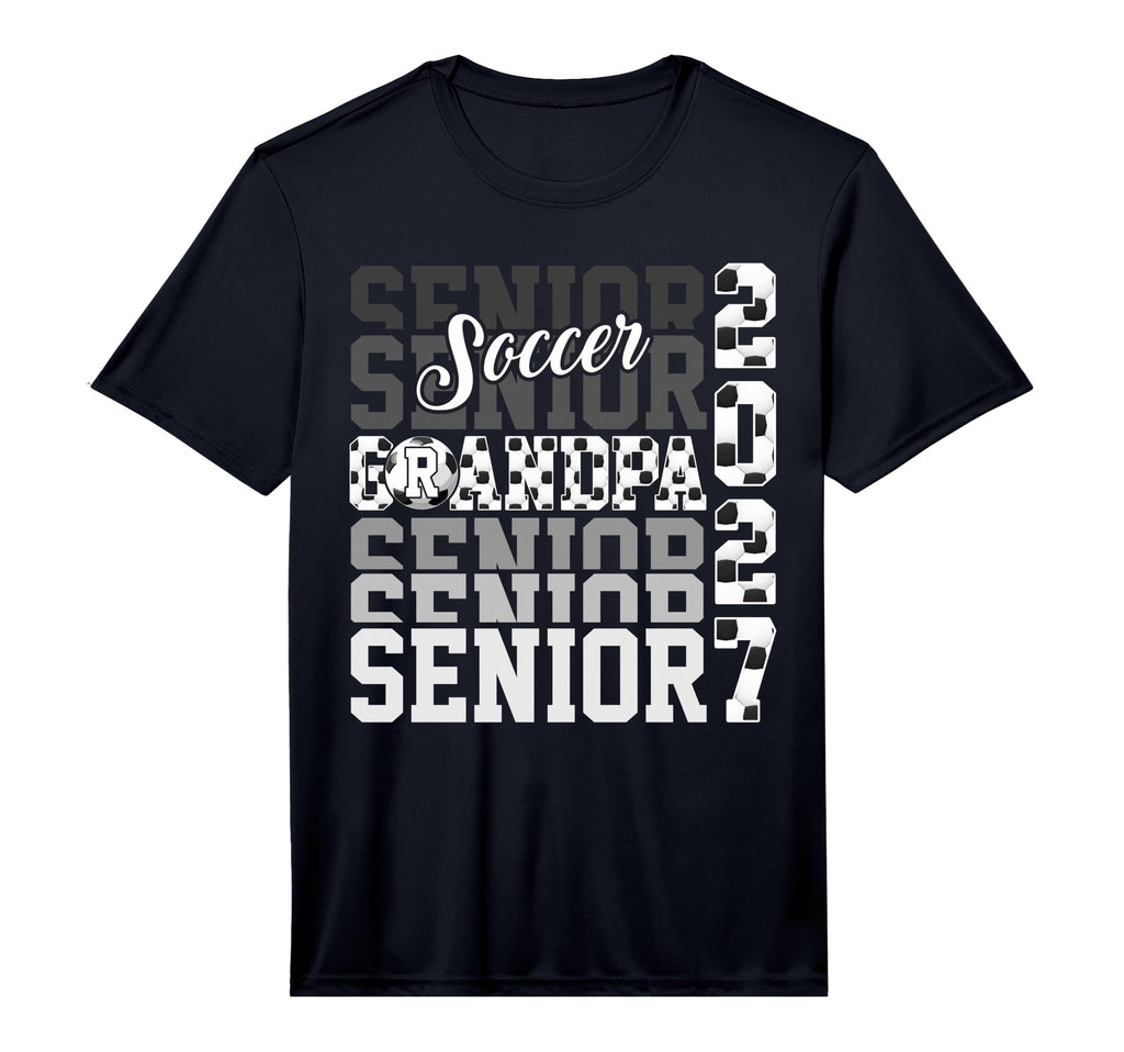 Senior 2027 Soccer Grandpa Proud Family T-Shirt - Graphic Print for Adults - T-Shirt, Sweatshirt, Hoodie