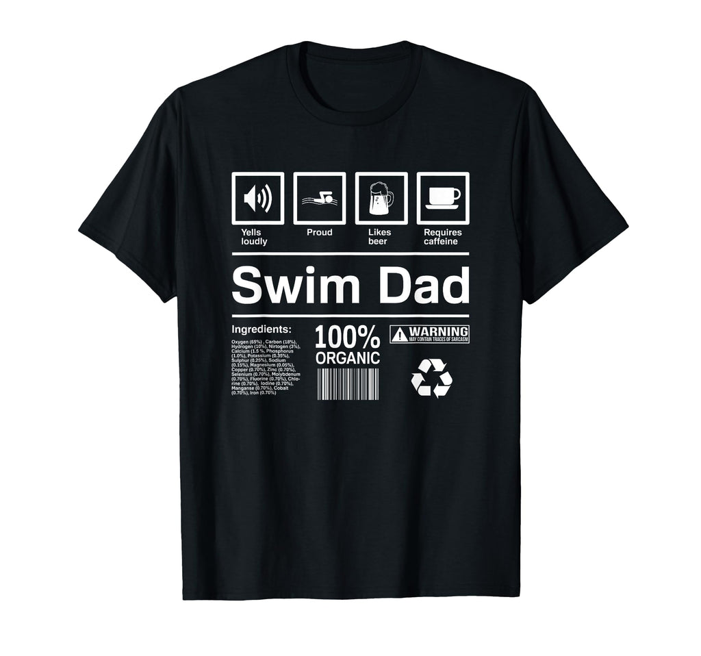 Swim Dad Gifts Swim Dads T-Shirt - Trendy Graphic for Adults - T-Shirt, Sweatshirt, Hoodie