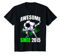 Awesome Since 2015 8Th Soccer Birthday T-Shirt - Streetwear Style Men Women - T-Shirt, Sweatshirt, Hoodie