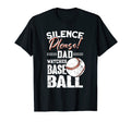Mens Silence Please Dad Watches Baseball T-Shirt - Streetwear Style Unisex - T-Shirt, Sweatshirt, Hoodie