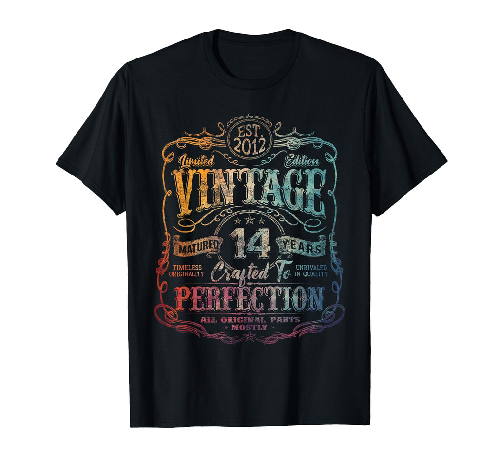 2012 14 Year Old 14Th Birthday T-Shirt - Trendy Graphic for Adults - T-Shirt, Sweatshirt, Hoodie