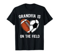 Soccer Grandma Football Heart Grandson T-Shirt - Fun Novelty Design Unisex - T-Shirt, Sweatshirt, Hoodie