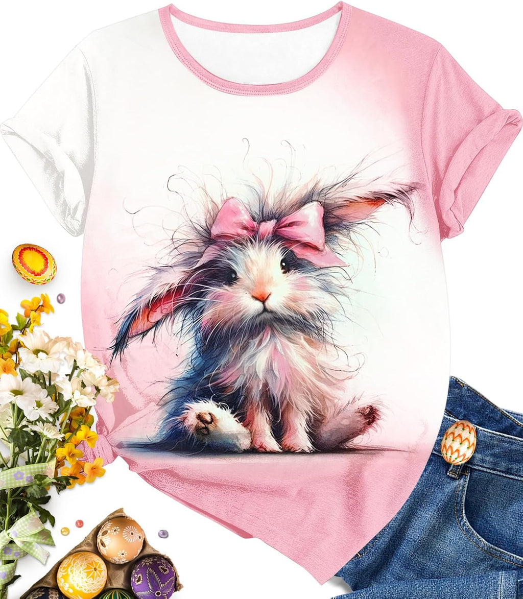 Easter Bunny for Women Cute Rabbit Graphic Funny - Adult & Kids T-Shirts, Sweatshirts & Hoodies apparel design preview 1