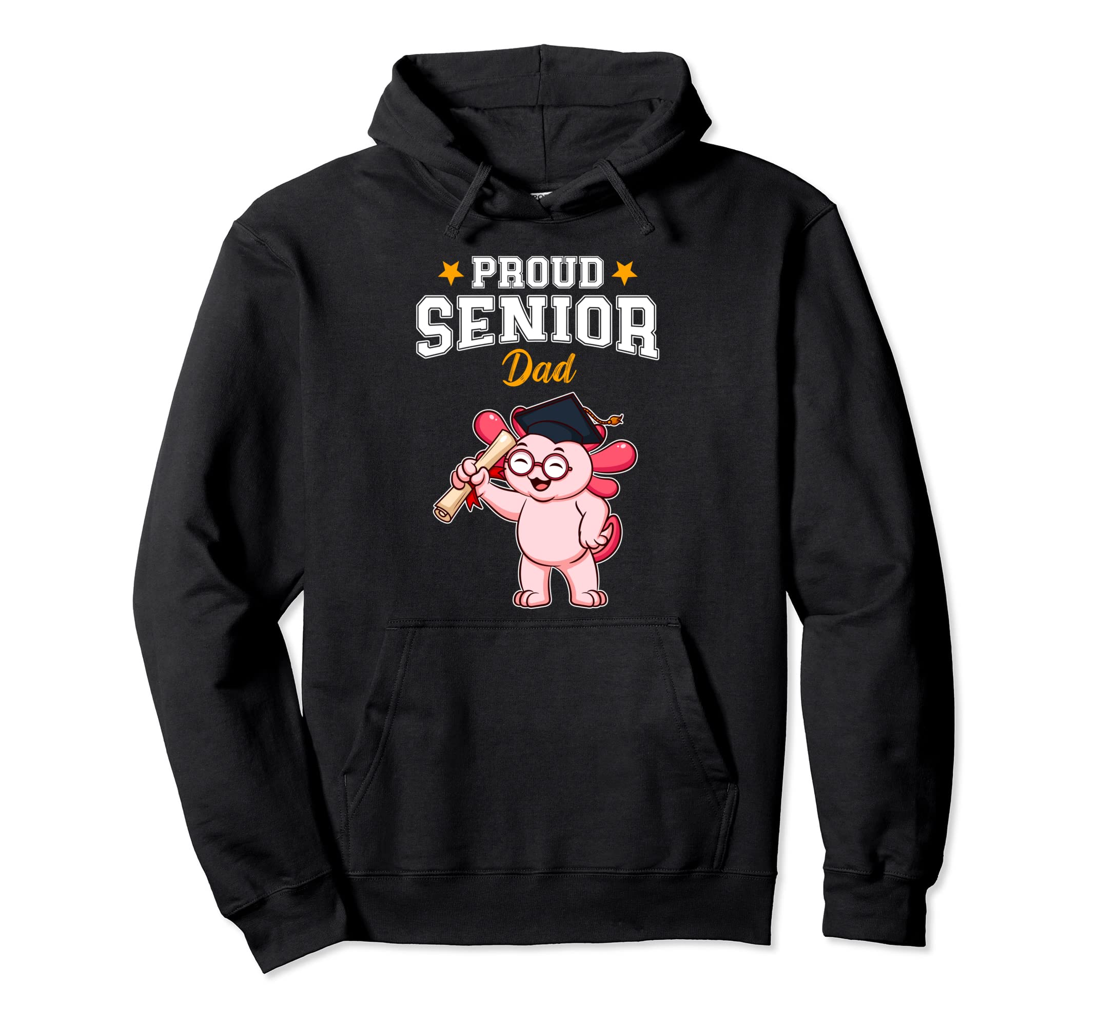 Proud Senior Dad Highschool Graduation Hoodie - Graphic Print Unisex - T-Shirt, Sweatshirt, Hoodie