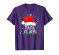 Papa Santa Claus Father Matching T-Shirt - Trendy Graphic for Adults - T-Shirt, Sweatshirt, Hoodie