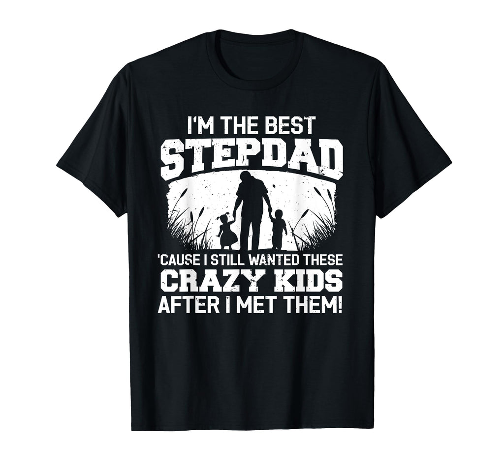 Stepdad Father Step Dad Parenthood T-Shirt - Custom Art Print for Adults - T-Shirt, Sweatshirt, Hoodie