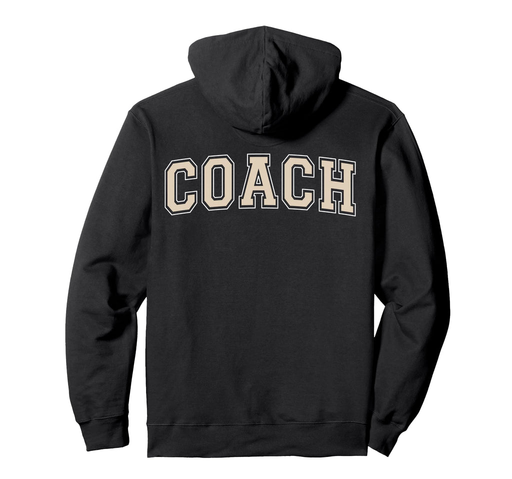 Coach Sports Trainer Antique White Hoodie - Unique Graphic for Adults - T-Shirt, Sweatshirt, Hoodie