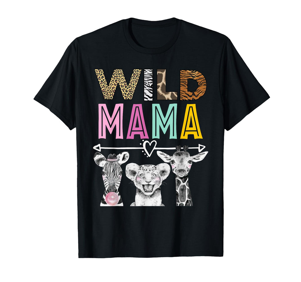 Wild Mama Zoo Theme Birthday Safari T-Shirt - Streetwear Style Men Women - T-Shirt, Sweatshirt, Hoodie