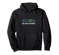 Eat Sleep Lax Repeat Funny Lacrosse Hoodie - Unique Graphic Men Women - T-Shirt, Sweatshirt, Hoodie