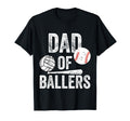 Dad Ballers Volleyball Baseball T-Shirt - Casual Everyday Wear Unisex - T-Shirt, Sweatshirt, Hoodie
