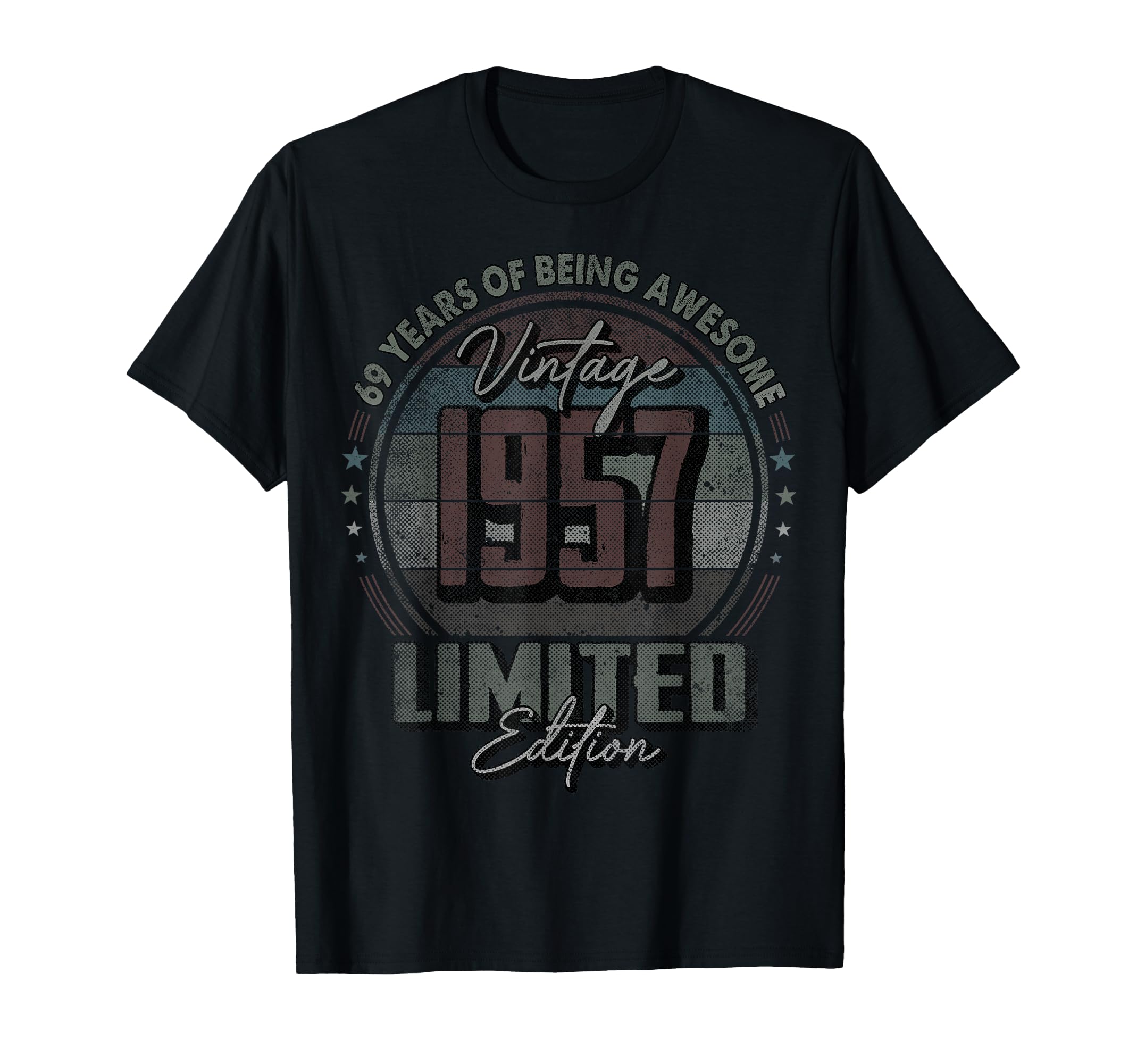 1957 69 Year Old 69Th Birthday T-Shirt - Novelty Apparel Men Women - T-Shirt, Sweatshirt, Hoodie
