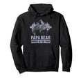 Papa Bear Power Pack Dad Grandpa Hoodie - Custom Art Print for Adults - T-Shirt, Sweatshirt, Hoodie