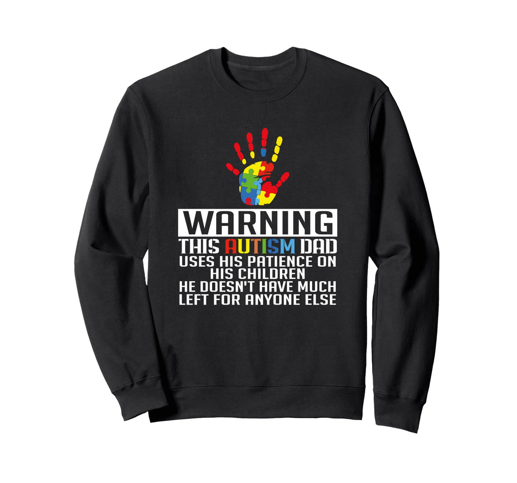 Autism Awareness Day Dad Autistic Sweatshirt - Minimalist Print Men Women - T-Shirt, Sweatshirt, Hoodie