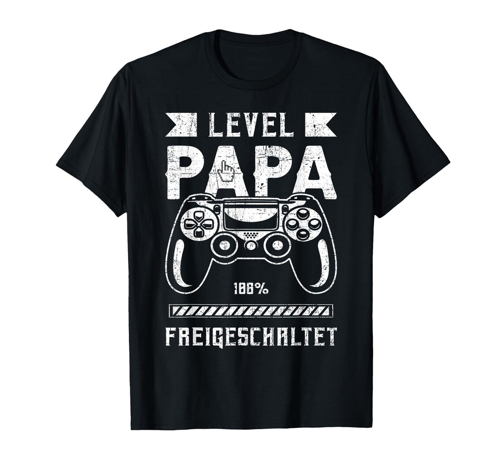 German Fresh Dad Level Dad Game Controller T-Shirt - Trendy Graphic Unisex - T-Shirt, Sweatshirt, Hoodie