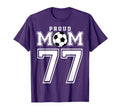 Number 77 Custom Proud Soccer Futbol T-Shirt - Custom Art Print for Adults - T-Shirt, Sweatshirt, Hoodie