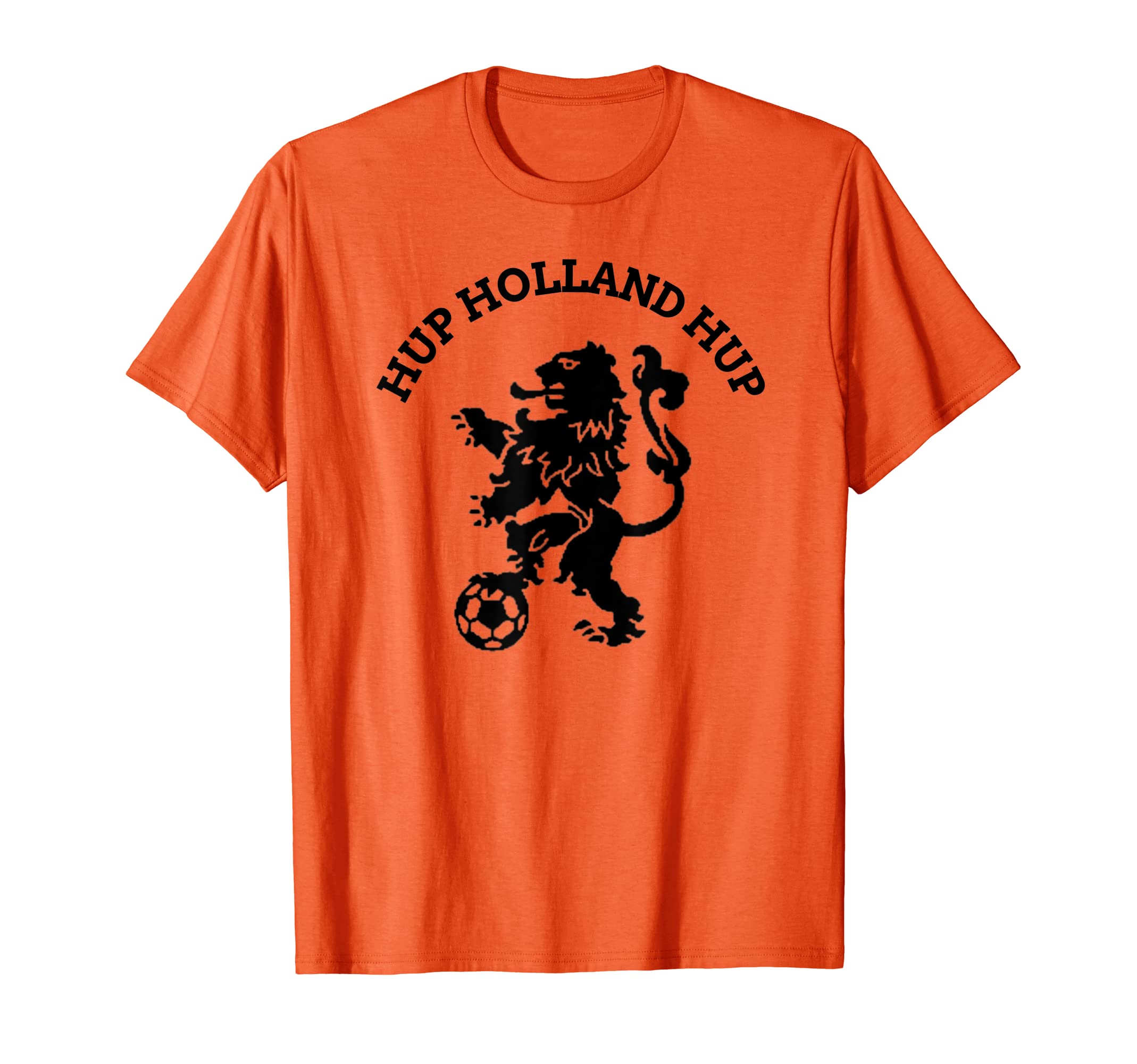 Hup Holland Hup Orange Football Soccer Ball T-Shirt - Graphic Print Unisex - T-Shirt, Sweatshirt, Hoodie