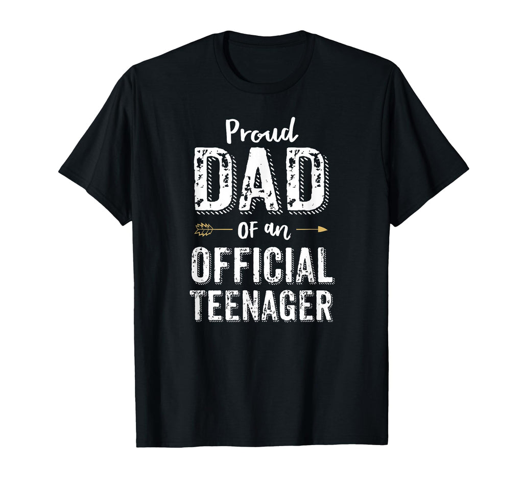 Proud Dad Teenager Birthday Outfit T-Shirt - Aesthetic Graphic Unisex - T-Shirt, Sweatshirt, Hoodie
