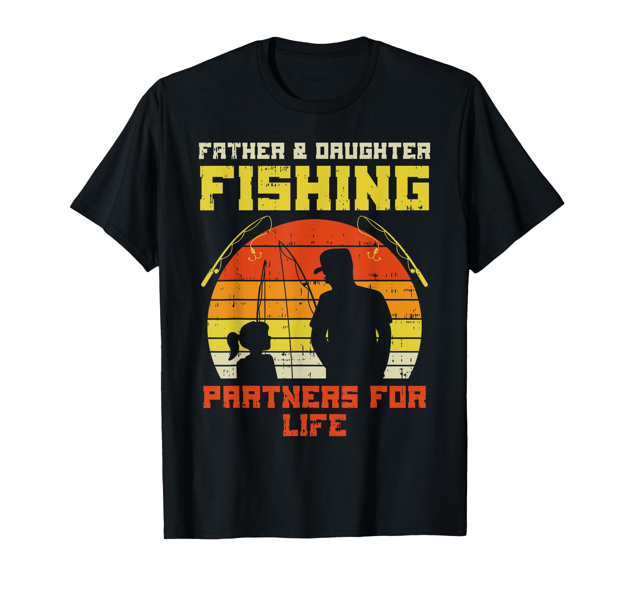 Father Daughter Fishing Partner Life T-Shirt - Graphic Print Men Women - T-Shirt, Sweatshirt, Hoodie