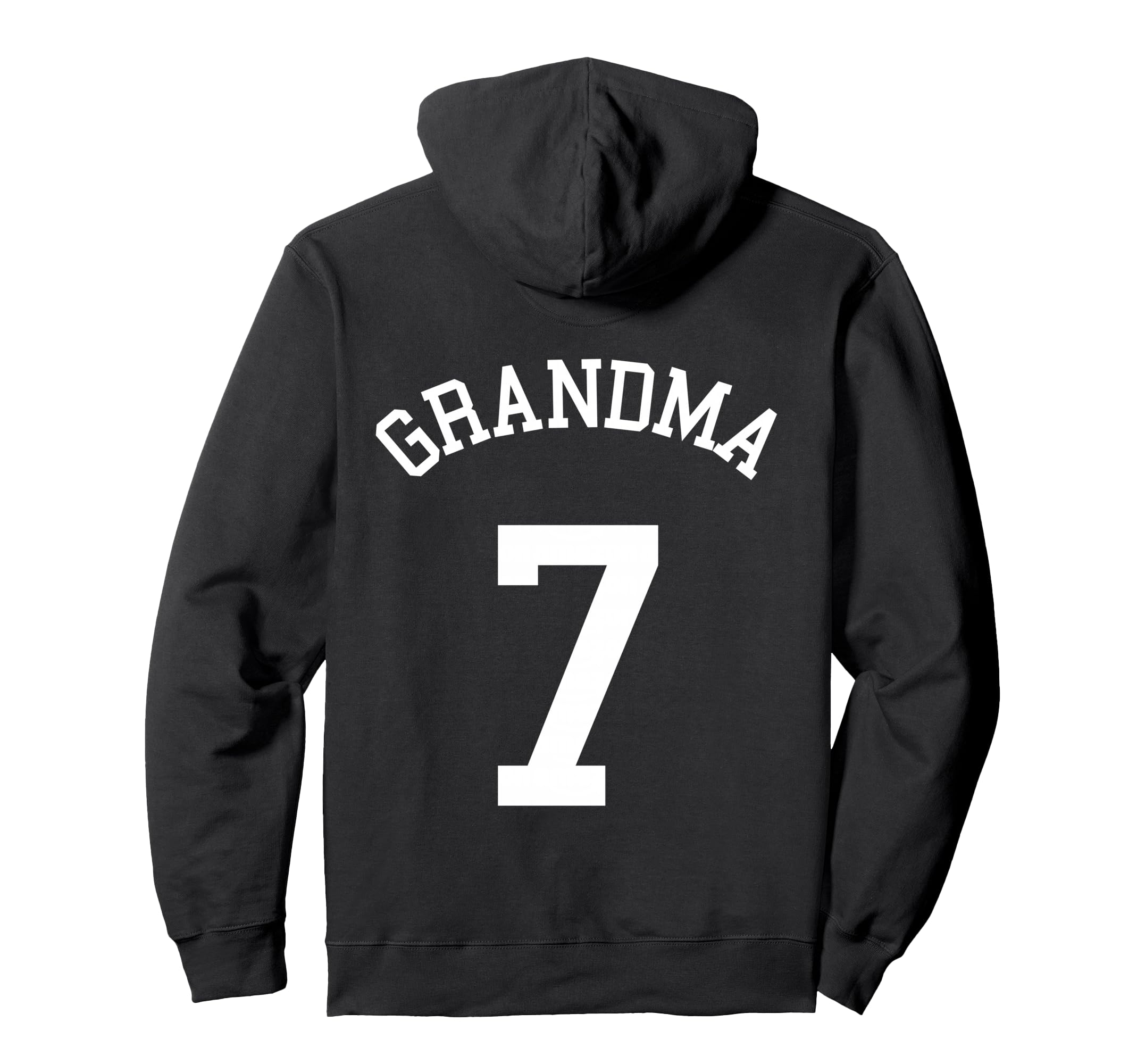 Grandma No 7 Football Gran Soccer Hoodie - Custom Art Print Unisex - T-Shirt, Sweatshirt, Hoodie