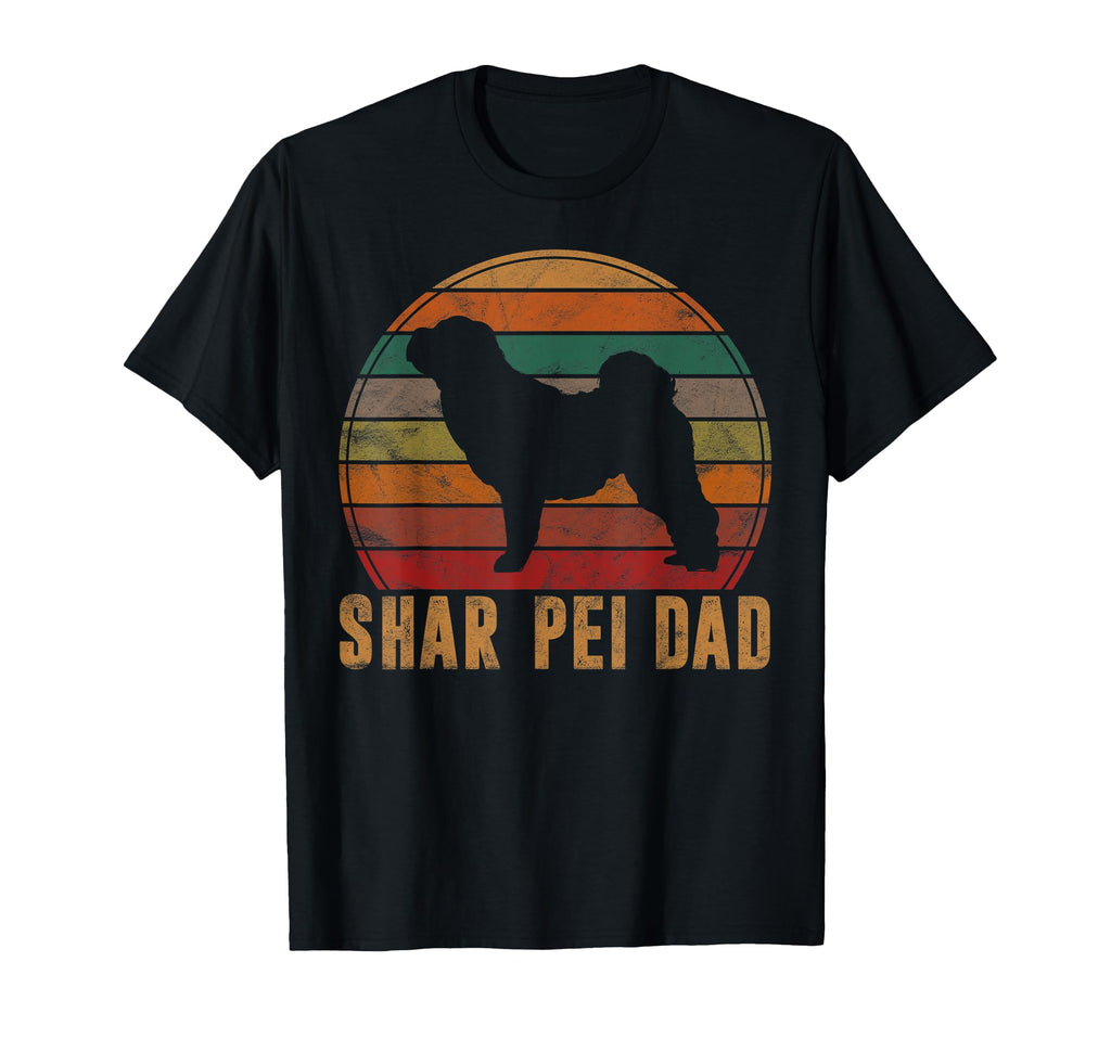 Shar Pei Dad Gift Sharpei Daddy Dog Owner T-Shirt - Unique Graphic Unisex - T-Shirt, Sweatshirt, Hoodie