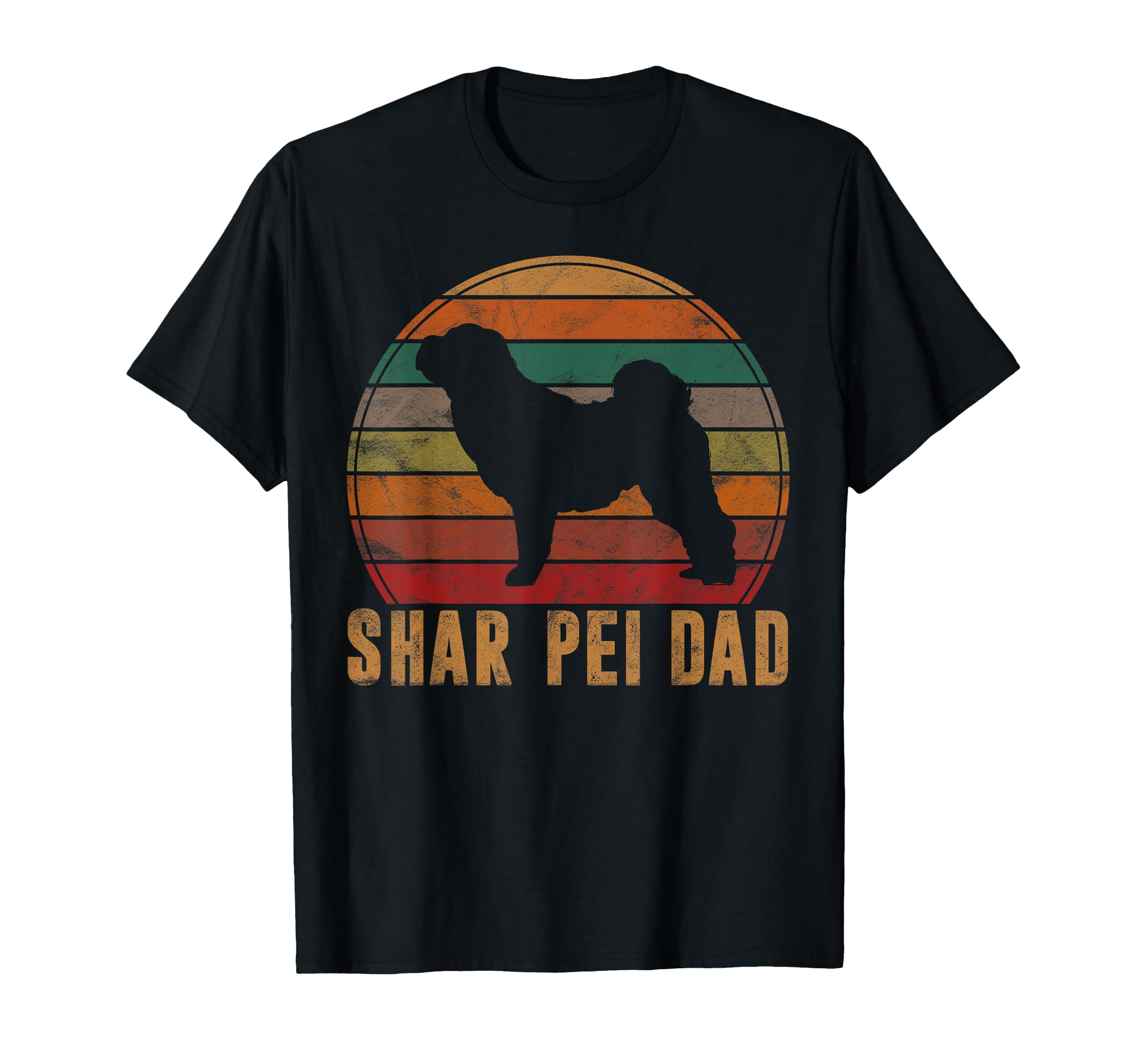 Shar Pei Dad Gift Sharpei Daddy Dog Owner T-Shirt - Unique Graphic Unisex - T-Shirt, Sweatshirt, Hoodie