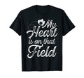 My Heart Is That Field Soccer Mom T-Shirt - Graphic Print Men Women - T-Shirt, Sweatshirt, Hoodie