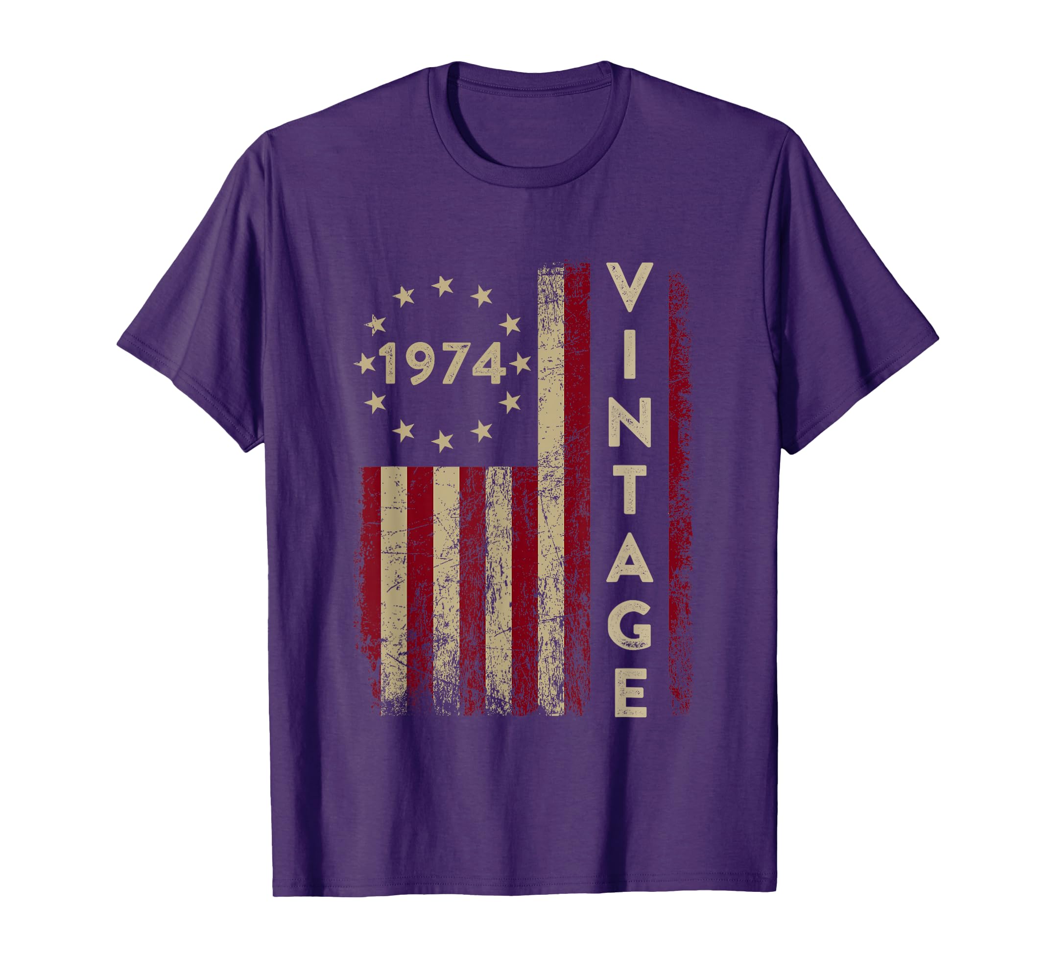 50 Year Old Gifts 1974 American T-Shirt - Casual Everyday Wear for Adults - T-Shirt, Sweatshirt, Hoodie