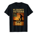 My Favorite Veteran Is My Dad Patriotic T-Shirt - Aesthetic Graphic Unisex - T-Shirt, Sweatshirt, Hoodie