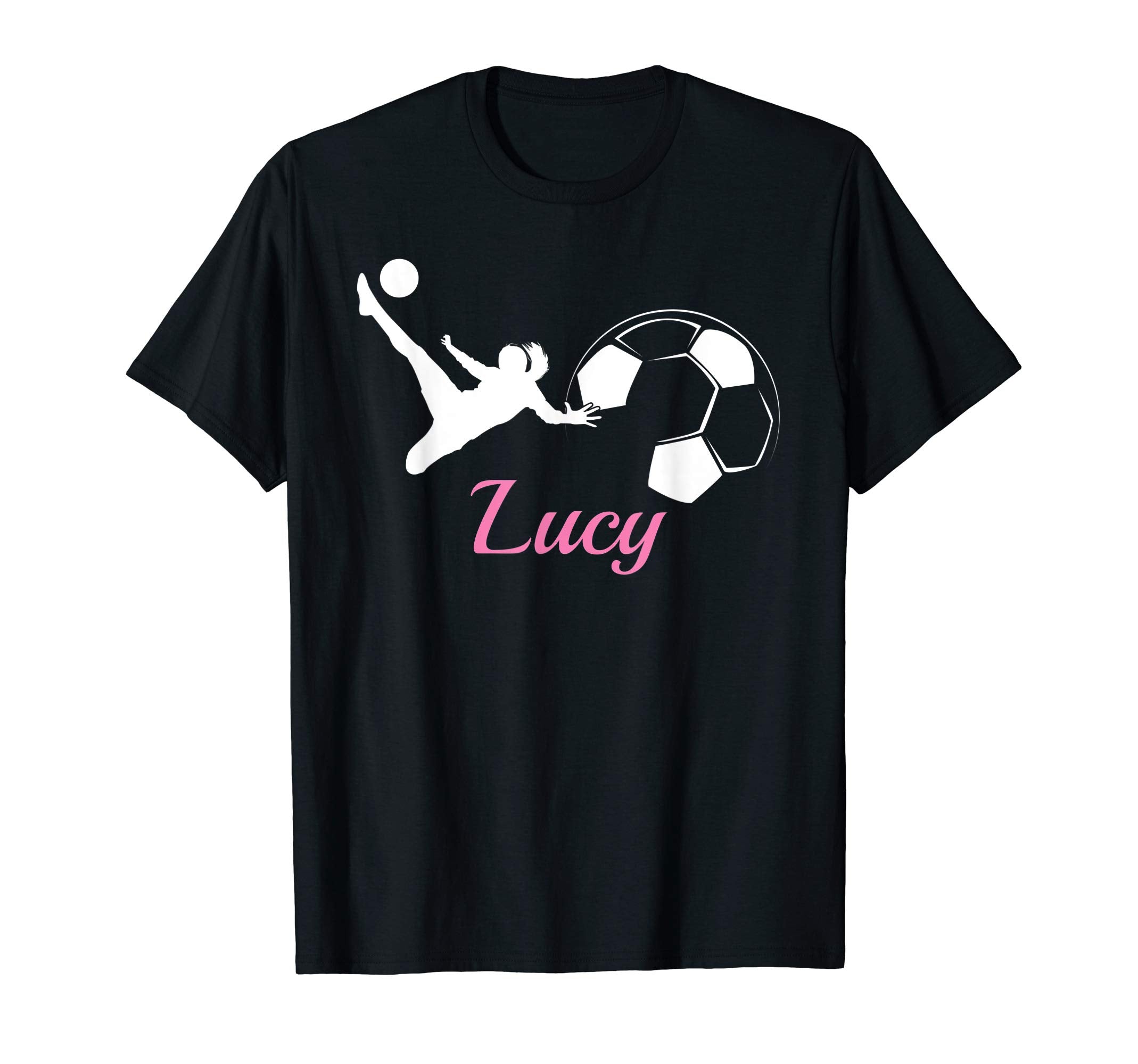 Lucy Name Gift Personalized Soccer T-Shirt - Fun Novelty Design Men Women - T-Shirt, Sweatshirt, Hoodie
