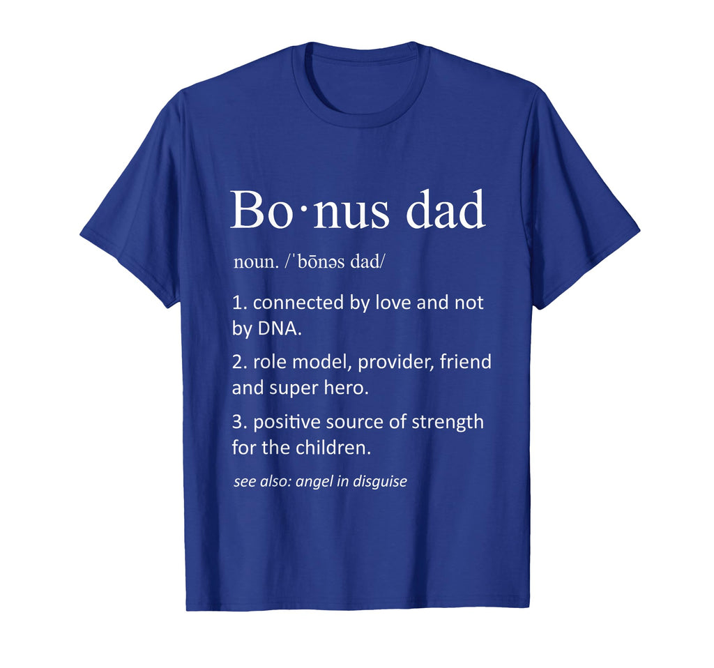 Mens Bonus Dad Funny Definition Step T-Shirt - Unique Graphic for Adults - T-Shirt, Sweatshirt, Hoodie