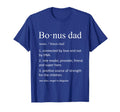 Mens Bonus Dad Funny Definition Step T-Shirt - Unique Graphic for Adults - T-Shirt, Sweatshirt, Hoodie