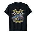 Monster Truck Distressed Monster Truck T-Shirt - Novelty Apparel for Adults - T-Shirt, Sweatshirt, Hoodie